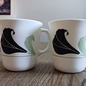 Vintage Corning Ware Tea/Coffee Mugs